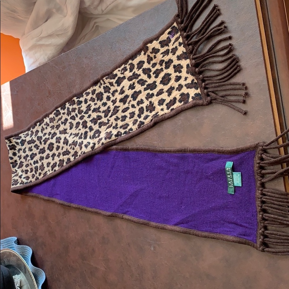 Lauren by Ralph Lauren Cheetah Print Scarf